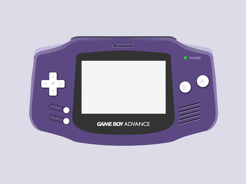 Gameboy Advance africa animation design game gameboy gaming gif illustration lagos logo animation nigeria nintendo product retro throwback vintage