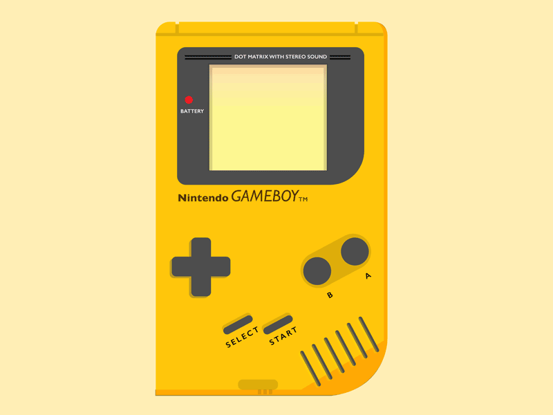 Gameboy Colour africa animation art branding console design designsbyes game gameboy gaming gif icon illustration lagos layout nigeria nintendo retro system vector