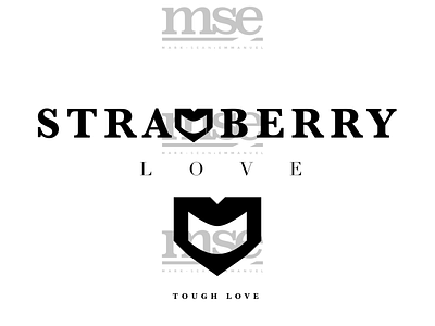 Strbry Love 1 branding design fashion brand fashion design flat illustration logo