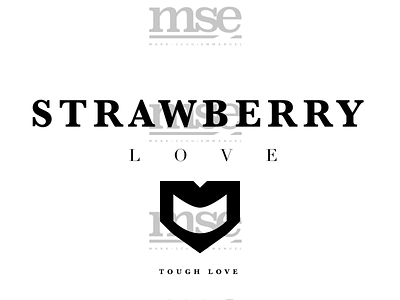 Strbry Love 2 branding design fashion brand fashion design flat illustration logo