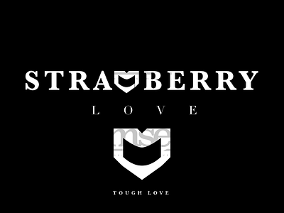 Strbry Love 3 branding design fashion brand fashion design flat illustration logo
