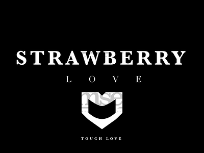 Strbry Love 4 branding design fashion brand fashion design flat illustration logo