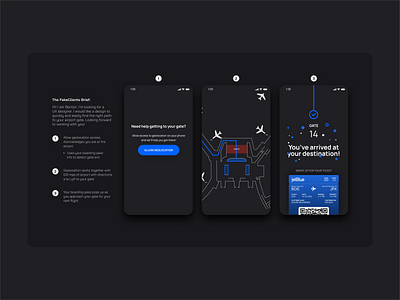 Airport UX Case Study app flat justforfun minimal ui ux vector