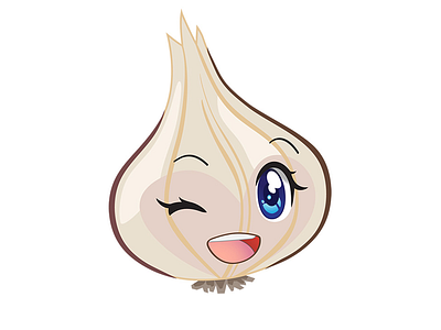 Becky's Garlic Tattoo adobe illustrator anime cute digital art graphic design illustration manga tattoo tattoo art tattoo design vector art