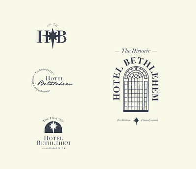 Logo System - Hotel Bethlehem bethlehem branding hotel branding illustration illustrator logo logo system