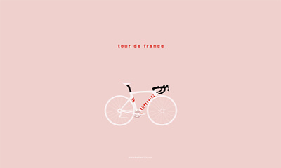 Tour de France 'SuperGirl' bicycle bike cycle france illustration illustrator natural palate nude supergirl tour de france