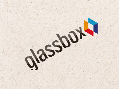 GlassBox logo brand colour logo design logotype