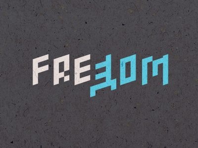 Freedom (eng+cyrillic) logo character freedom invert lettering logo smart