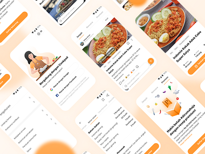 Cookpad Exploration app design cook cook app cookpad figma kitchen mobile app design recipe recipe app ui design ui ux