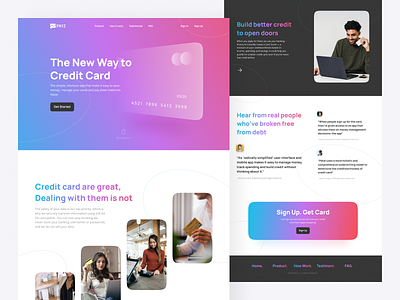 PayZ - Payment Credit Card Landing Page