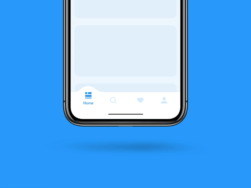 Tab Bar Animation adobexd animation app bottom bar bottom menu bottom nav bottom navigation button interaction iphone x madewithadobexd mobile motion tab tab bar uidesign ux ui ux design