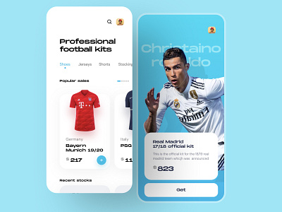 A football App design