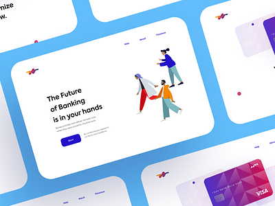 Banking website design ui ux website