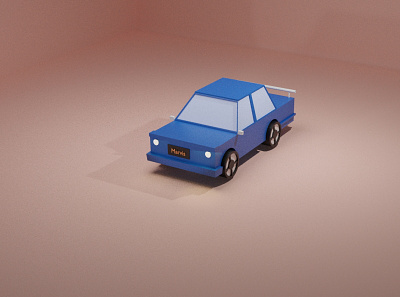 004 Day | 3d Car model 3d 3d artist abstract blue design illustration minimal threejs trending