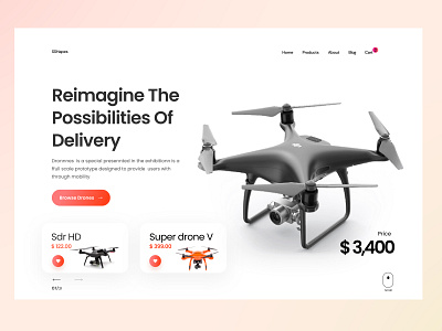 Drone ordering Website app design black color designthinking drone ecommerce matte web website