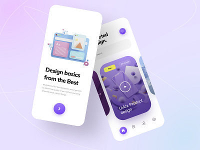 Tutor mobile app animation app design clean ui color design illustration minimal tutorial uiux userinterface webdesign