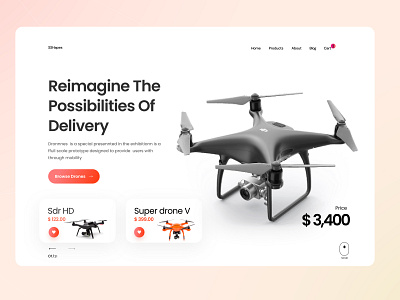 Drone Delivery Website app design delivery drone ui ux ui uxdesign uxui website