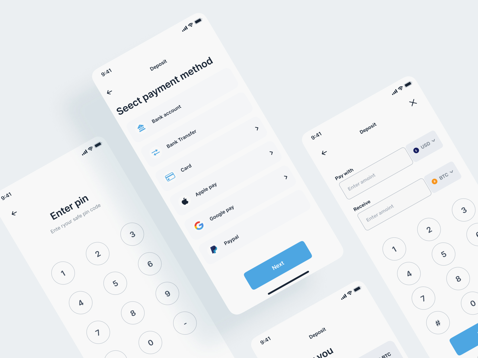 Crypto Investment app(Payment) by Marvis on Dribbble