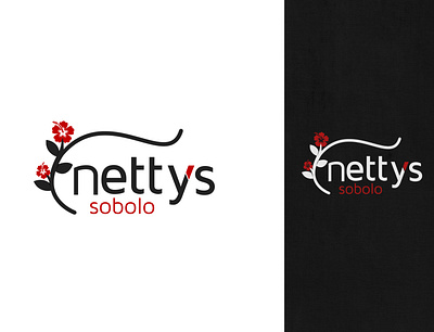 netty's sobolo branding design logo