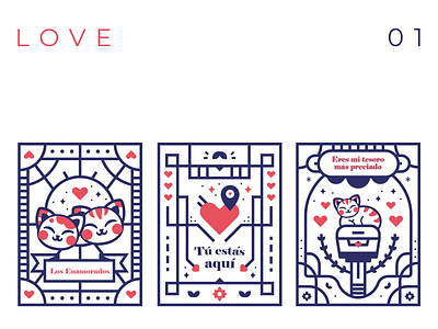 Loving you card cat cute greeting card love lovely lovers tarot tarot card