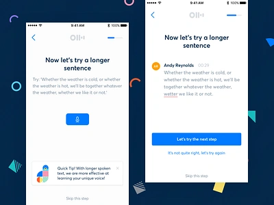 Onboarding Screens 📲❤️ branding ios onboarding shapes