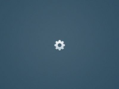 Icon admin blue gear icon settings