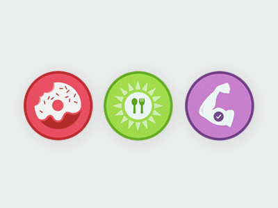 Wellness Icons color design health iconography illustration interactive lifestyle mobile wellness