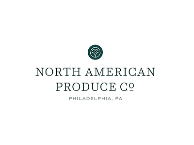 North American Produce Company - Logo branding design logo philadelphia produce