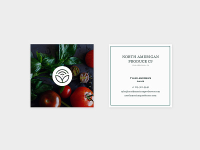 North American Produce Company - Business Cards