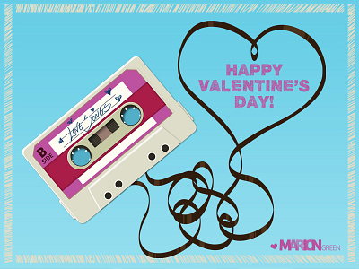 Mixtape Valentine photoshop retro valentine valentine card mix tape 80s
