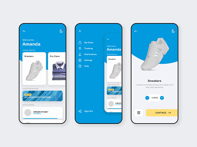 Laundry App UI