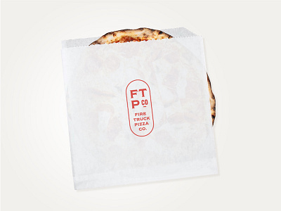 Fire Truck Pizza Co. branding logo logo mark mockup monogram packaging design pizza pizza logo pizza packaging