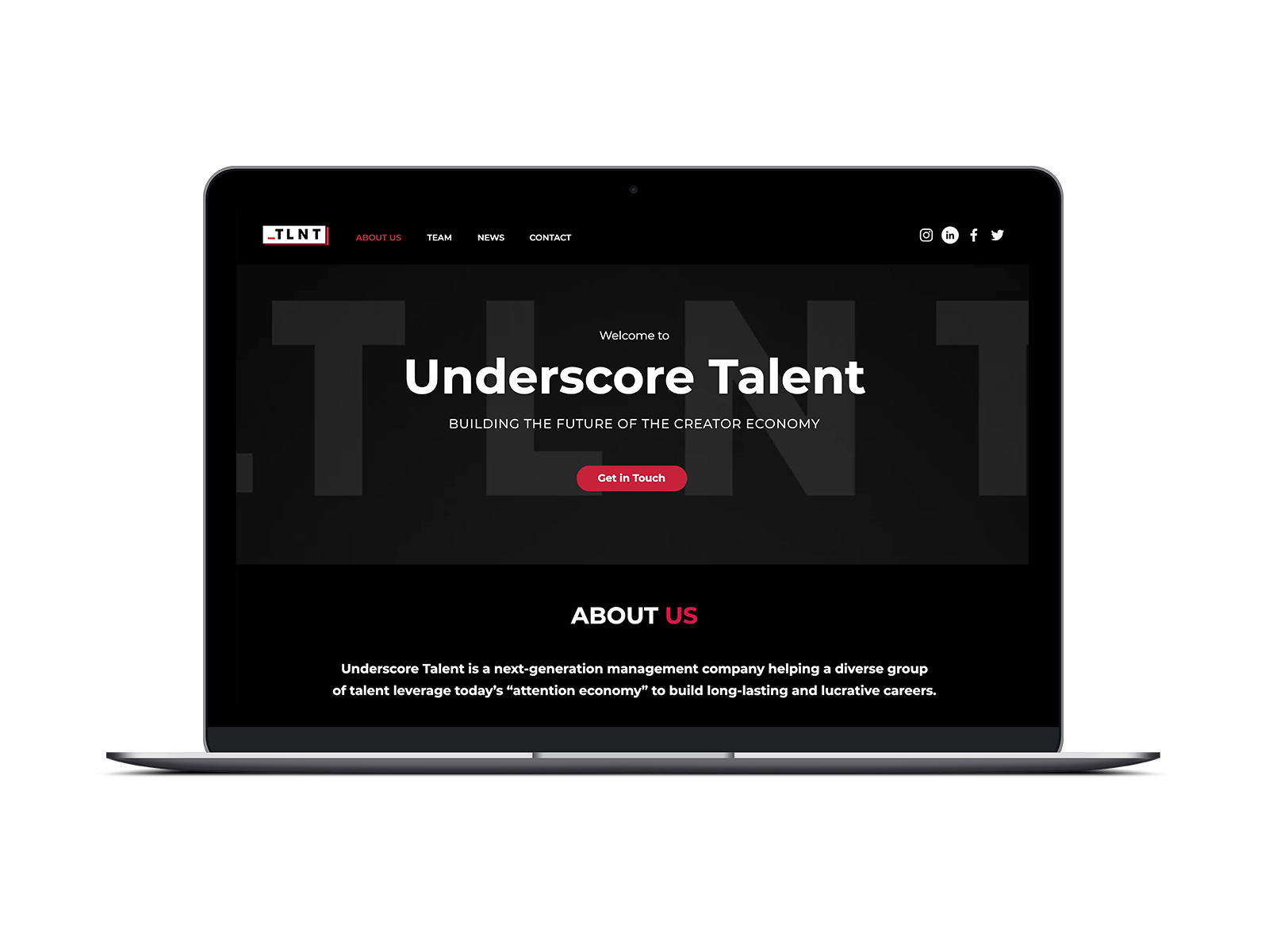 Underscore Talent Branding by Silvana Perolini on Dribbble