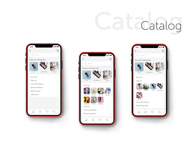 Catalog Sreens app app design catalog design design ecommerce ecommerce app ecommerce design shop app store app ui ux