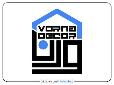 Vorna Decor | ورنا دکور decorations logo logo design logodesign logotype typogaphy