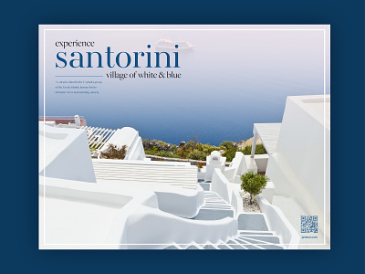 Santorini - Weekly Warmup Post Card