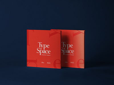 Type Space - The basics of typography blue book book cover cover editorial indesign layoutdesign publication red type typeface typography