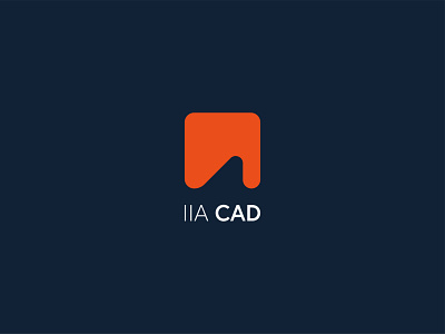 IIA CAD - Logo and Software Packaging blue branding graphic design logo logodesign orange packaging software