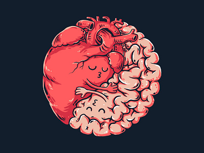 Heart Brain Love