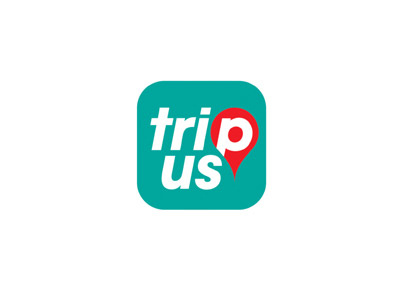 Tripus app logo app logo startup