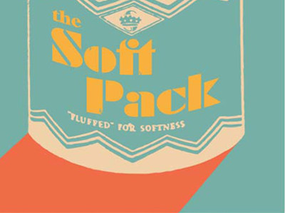 the Soft Pack Poster design band poster bands design music pack poster soft toilet paper