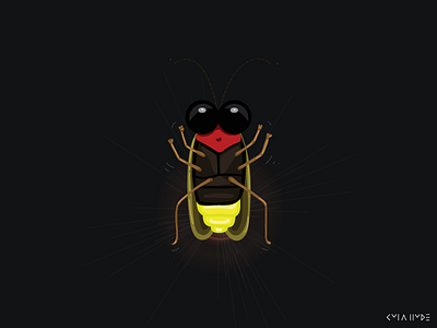IT'S SUMMER TIME! bug cartoon firefly lightingbug night summer summertime