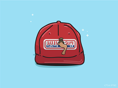 Bubba Gump Hat baseball hat cap cartoon forest gump hat red hat shrimp