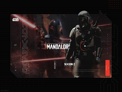 Mandalorian - Website Concept Design