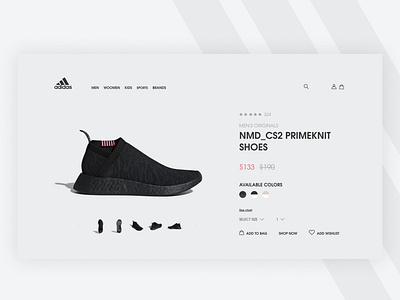 Adidas Redesign Web #1 adidas ecomerce redesign shop shop design store design ui ui ux design ux ux designer web