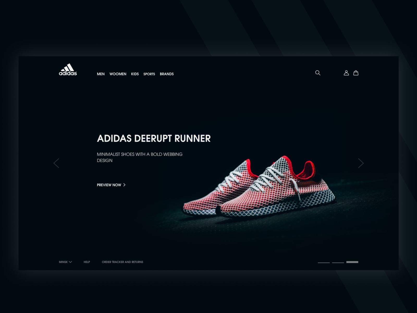 Adidas Redesign Web #2 by Nikita Konovalov on Dribbble