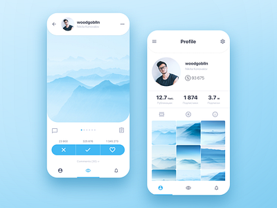 Instagram Redesign Concept app concept instagram mobile app redesign ui ui design