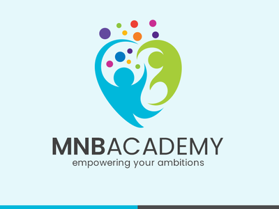 MNB Academy Logo academy adobe art concept design education icon identity illustration institution learning logo service students study typography vector