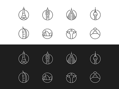 City Icon app brand branding character design flat icon illustration ios logo minimal ui ux vector web