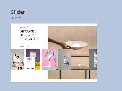 Product slider deisgn e comerce inteface ui uiux user interface